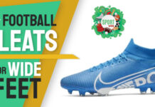 best football cleats for wide feet