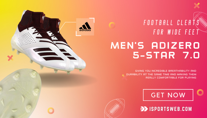 Men's Adizero 5-Star 7.0 Football Shoe by Adidas